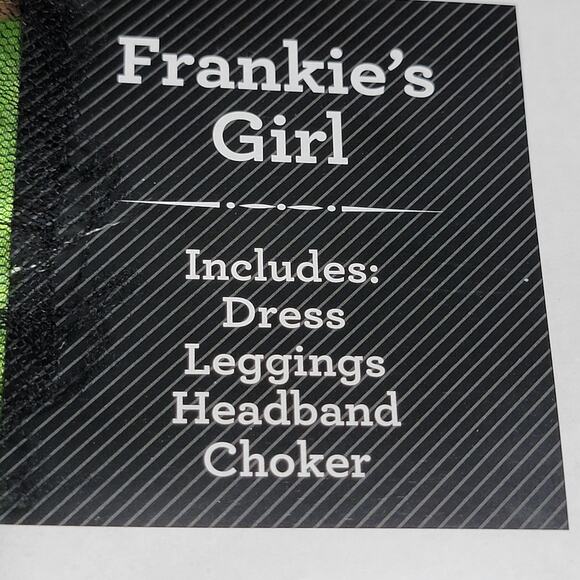 "Frankie's Girl" Girl's Halloween 4 Pc Costume Set - Size Medium (7-8) NEW - Picture 3 of 7